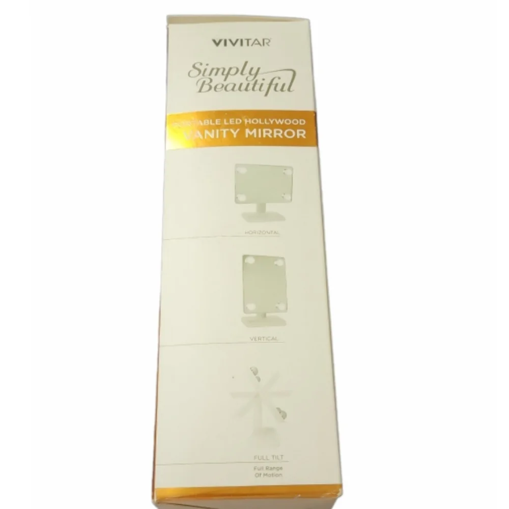 VIVITAR Simply Beautiful Portable Hollywood Vanity Mirror